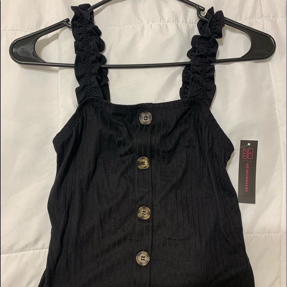 Kids crop top black size M never worn with tag!
